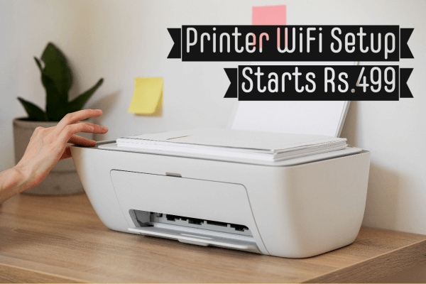 how to connect hp deskjet printer to wifi